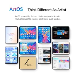 Teclast ArtPad Pro Tablets PC 12.7 inch MediaTek Helio G99 8GB RAM+256GB ROM 2.2K Ultra 10000mAh 30W 4G LTE Android 15