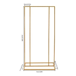Balloon Wedding Backdrop Stand Garden Floral Balloon Frame Freestanding Geometric Background Stand for Wedding Party Decor 1*2m