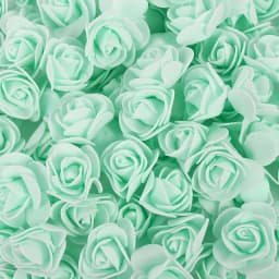 50/100/200Pcs 3.5cm PE Foam Rose Head Artificial Flower For Wedding Birthday Party Home Decor DIY Bear Rose Valentines Day Gifts