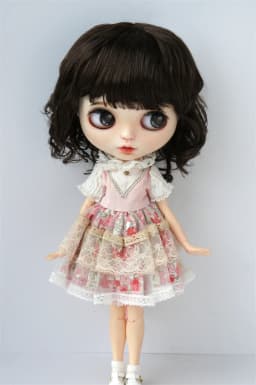 【JUSUNS】JD260 9-10" 10-11" 11-12" Doll Wig For Girl! Boneka Slight Lady Curls Synthetic Mohair BJD Wigs Blythes Accessories