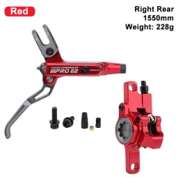 Bicycle Hydraulic Disc Brake 2 Piston MTB Brake Caliper IIIPRO E2 Mountain Bike Brake Oil Pressure 800/1550mm Front Rear Brake