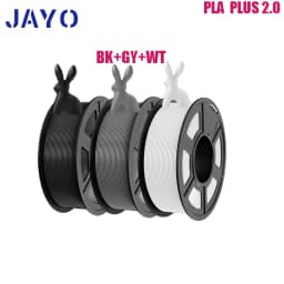 JAYO PETG/PLA Plus 2.0 3D Printer Filament 3 Rolls No Bubbles Smooth Multiple Colors 3D Filament Fit For FDM Printers 1 Roll/1.1