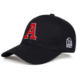 Unisex A Letter Embroidery Baseball Caps Adjustable Casual Hats Spring and Autumn Outdoor Sunscreen Hat