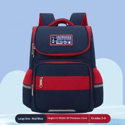 Children School Backpack, Spine Protective Waterproof Reflective Lightweight School Bag for Primary School Kids