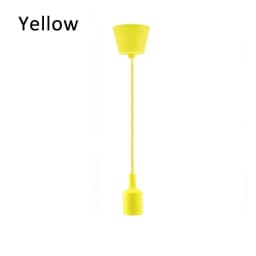 Adjustable Silicone Pendant Light Wholesale Vintage E27 Lamp Holder with Cord Bendable Ceiling Wall Lamp for Home Bar Decor