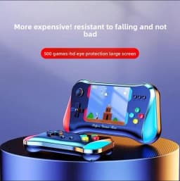The X7M Handheld Color Screen Game Console Offers 500 Brand-New, Retro and Classic Games for Toys and Gifts