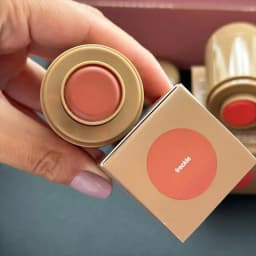 Rhod Pocket Blush LIP Stick Lip And Cheek Hydrating Stick Natural Rouge Powder Blush Cream Lipstick Cheek Easy To Apply Color