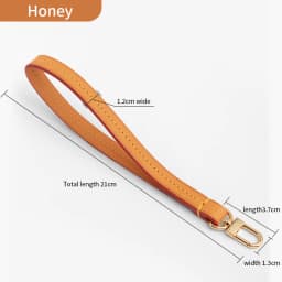 CRAZYSMITH Wrist Strap Wallet For LV POCHETTE TO-GO Handbag Handle 21cm Long Clutch Bag Straps Purse Handle Belt Bag Accessories