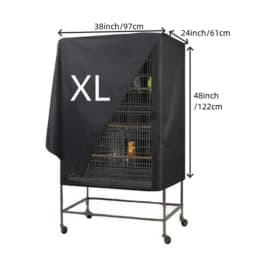 New Bird Cage Cover Washable Good Night Bird Cage Waterproof Aviary for Parrot Cage Pet Dust Covers Oxford Cloth Hood