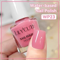 LILYCUTE 7ml Water Based Nail Polish 40 Colors Long Lasting Quick Drying No Need of Lamp to Cure Nail Supplies For Nail Manicure