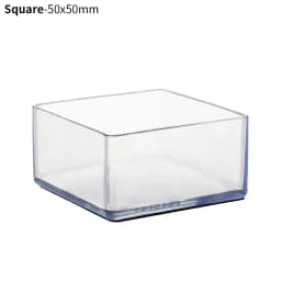 4 Pcs/Set Silicone Pads Transparent Table And Chair Leg PVC Caps Round Bottom Foot Cover Non-slip Furniture Floor Protector Pads