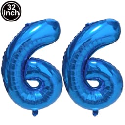 Blue Large Numbers Balloon 32 Inch 0 1 2 3 4 5 6 7 8 9 Birthday Digit Bachelorette Balloons Figure Golob Party Ballon Decoration