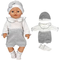 43cm Baby Doll Clothes Animal Romper 17 inch Dolls Clothes Children Xmas Gift Toys Wears