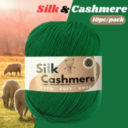 10pcs Silk Cashmere Yarn DK Double Knitting, High Quality, Soft and Warm, for Crochet and Knitting, for Christmas, Halloween, Ea