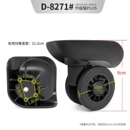 Luggage Replacement Wheels Fit for Diplomat Suitcase Rolling Casters Repair Accessories Travel Bag Repair Foot Wheels