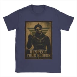 Respect Your Elders Soldier Boy T Shirts Men's 100% Cotton Funny T-Shirts Round Neck The Boys Tee Shirt Short Sleeve Tops