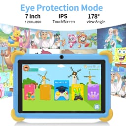 2026 New 7 Inch Cartoon Pattern Kids' tablets Quad Core 4GB RAM 64GB ROM 5G WiFi Learning Education Games Tablet Children's Gift