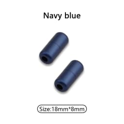 1Pair Matte Metal Shoelaces Locks Capsules Shoelaces Durable buckle Colorful Shoes Accessories Aesthetic Sports Laces Lock
