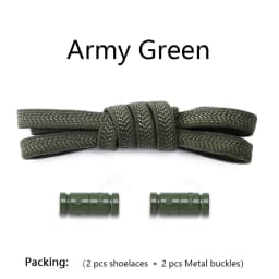 Colorful Capsule Lock Shoelaces Without ties Elastic Laces Sneakers No Tie Shoe laces Kids Adult Flat Quick Shoelace for Shoes