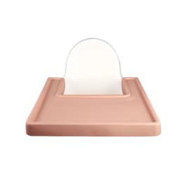 Full-coverage silicone placemat for IKEA high chairs—dishwasher-safe, BPA-free, designed for toddlers learning to feed themselve