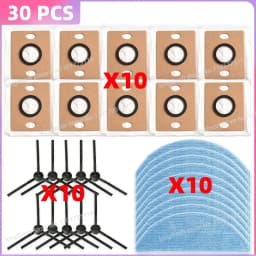 Fit For ( iLife V9 / V9 Pro / G9 / G9 Pro / A12 Pro ) Vacuum Parts Filter Side Brush Mop Cloth Dust Bag Replacement Accessories
