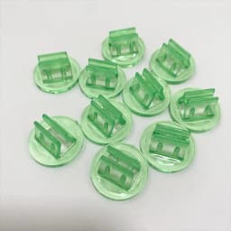 20PCS/Lot 4 Styles Transparent Plastic Stand Card Base for 1-2mm Cards Holder
