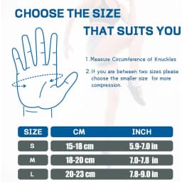 1Pair Full Finger Compression Gloves Arthritis Gloves for Men & Women; Ideal as Carpal Tunnel Gloves, Hand Brace for Arthritis