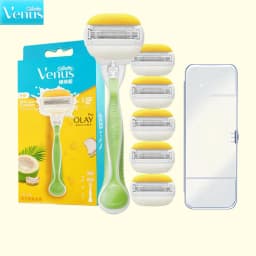 Gillette Venus Razor Blades 5Layers with Moisture Bars Women Skin-care Smooth Shave Coconut Scent Replacement Shaving Blade Head
