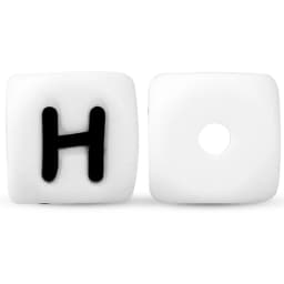 100pcs 12mm Letters Silicone Beads Pacifier Clips Alphabet DIY Personalized Name Chain Jewelry Accessories Making Food Grade