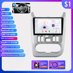 360Camera 2Din Android 13 Car Radio For Renault Logan Sandero/Lada Largus Car Multimedia GPS Carplay Intelligent autoradio SWC