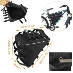27 size Mountain Bike Triangle Tube Frame Bag Case Battery MTB Storage Protect