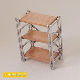 1:6 1:12 BJD Dollhouse Wrought Iron Storage Rack Miniature Items Bookcase Mini Storage Rack Dolls House Accessories Furniture