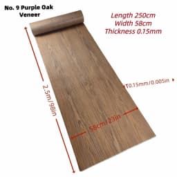 DIY Teak Cherry White Oak Black Walnut Wood Veneer for Cabinet Panels Home Improvement Musical Instrument Decoration