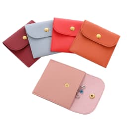 1pc Portable PU Leather Jewelry Storage Bag, Bag for Necklaces Bracelets Rings Earrings, Compact Jewelry Organizer Pouch