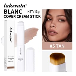 Color Changing Foundation Stick V-Shape Design Blanc Cover Cream Stick High Coverage Even Skin Tint Foundations Base Makeup