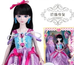 14 jointed very beautiful 29cm 11'' BJD Doll dolls Princess Hair + Makeup + Cloth +shoes pullip