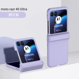 Skin Feel Case for Motorola Razr 40 50 Moto Razr40 Razr50 Ultra 5G Solid Color 3-piece Hinge Set Protection Anti-Scratch Cover