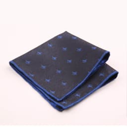Trendy Striped Floral Brown Pocket Square British Men Formal Handkerchief Suit Shirt Accessories Groom Wedding Party Chest Hanky