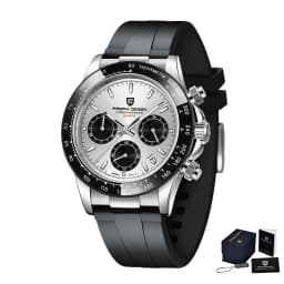 Original New PAGANI DESIGN PD-1664 / PD-1644 Japan VK63 Movt Quartz Wristwatches Sapphire Waterproof Chronograph Reloj Hombre