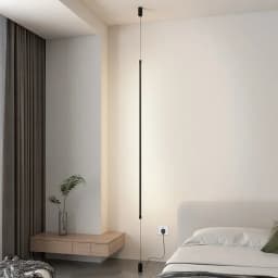 2026 for Slim Line Floor Light LED Pendant Lamp Suspension Hanging for Living Room Bedroom Modern Minimalist Ceiling Lighting
