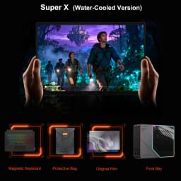 OneXPlayer Super X Gaming Laptop AMD Ryzen AI Max+395 14-inch 2.8K 60/120Hz AMOLED Tablet Windows 11 Fingerprint Unlock WIFI 7