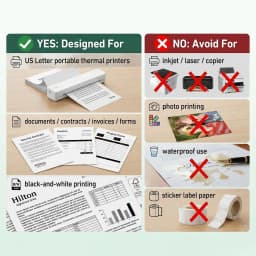 20/100/200 Sheets A4 Thermal Paper 210mm Folded Paper For A4 Portable Thermal Printer Multipurpose Printing Paper For Photo PDF
