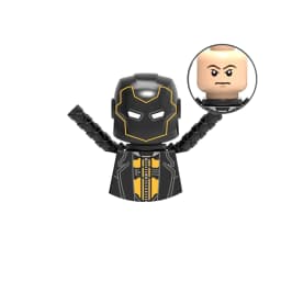 Blind Box Mini Building Blocks TV6207 Figures Big Goblin Spiderman Iron Man Venom Captain Hawk Deadpool Armor Christmas Gift Toy