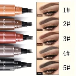 5 Colors Optional Beginner Eyebrow Pencil Long-Lasting Natural Eyebrow Pencil Female Delicate Eyebrow Makeup Student Gift