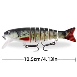 1 PCS Wobblers Fishing Lures Artificial Multi Jointed Sections Artificial Hard Bait Trolling Pike Carp Fishing Tools