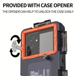 Waterproof Phone Case Holsters & 15m Diving 50ft Swimming Premium Protective Housing & Lanyard For iPhone Samsung 6.8" Phone