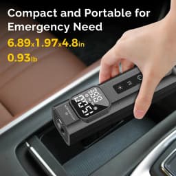 C1 Portable Air Compressor Wired Fast Inflation Tire Inflator Pump for Car Motorcycle Bicycle - 100% Duty Cycle
