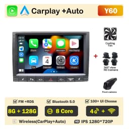 Car Radio Android Auto Stereo For Volkswagen VW Touareg 2002 - 2012 Multimedia 2din DVD GPS Navigation Monitor Video Screen WIFI