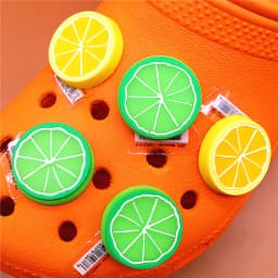 Original Various Fruit Designer Shoe Charms 5pcs/lot Clog Buckle Accessories Luxury Upper Jewelry Decorations Gift Preferred