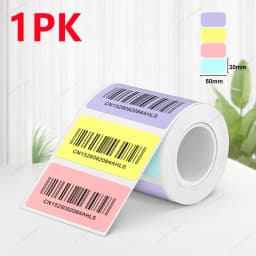 X2 Label Paper Roll Adhesive Label Sticker Tape 40*30mm 50*30mm Compatible Marklife P50 Phomemo M110 M220 200 E210 Label Printer